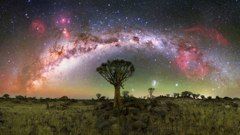 Asztrotájkép Tejúttal